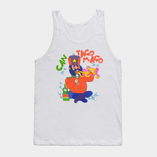 Can Tago Mago --- Psychedelic Fan Artwork Tank Top by unknown_pleasures